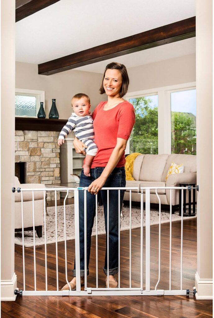 Regalo Easy Open 47-Inch Extra Wide Walk Through Gate