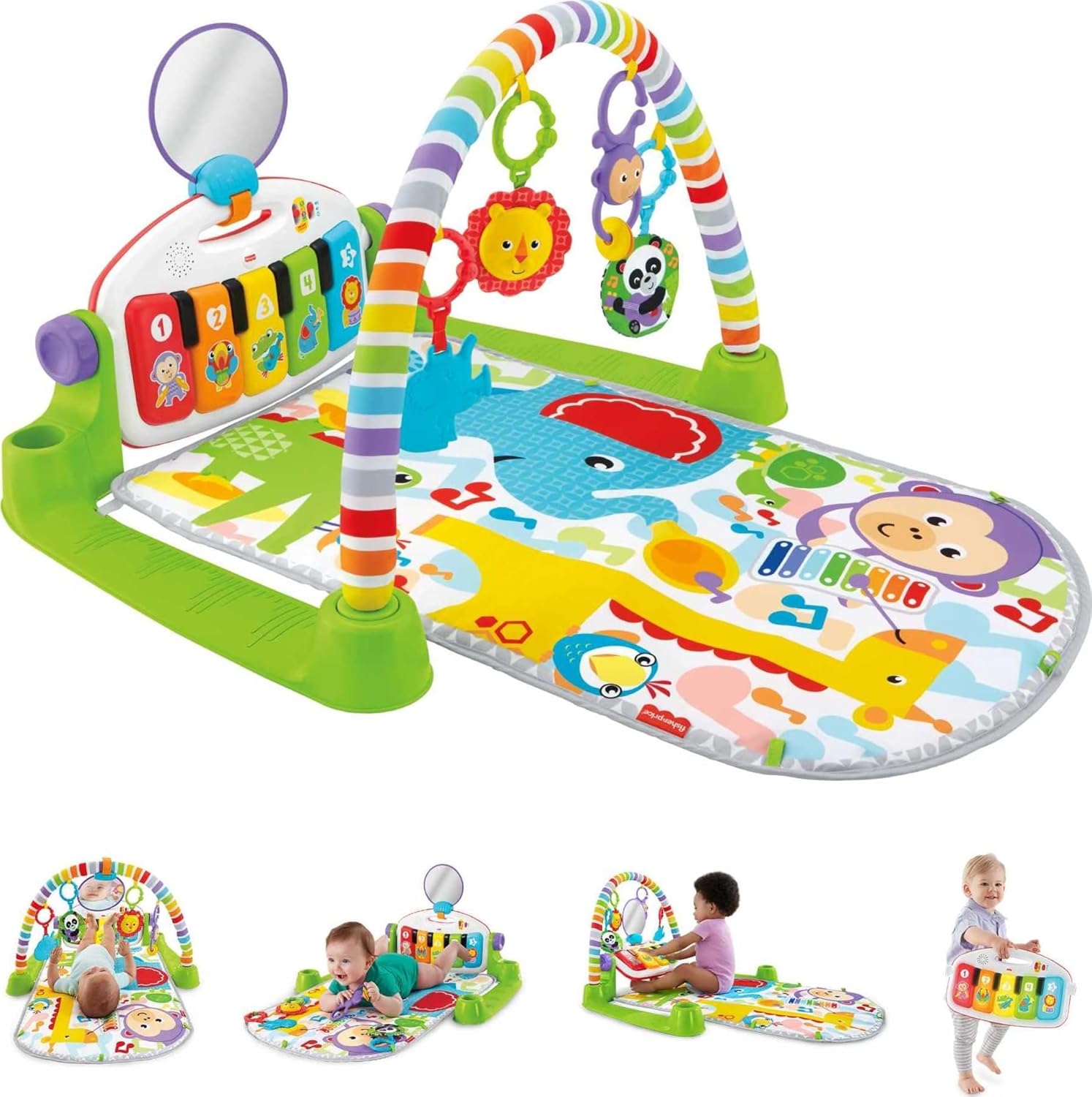 Fisher-Price Deluxe Kick 'n Play Piano Gym